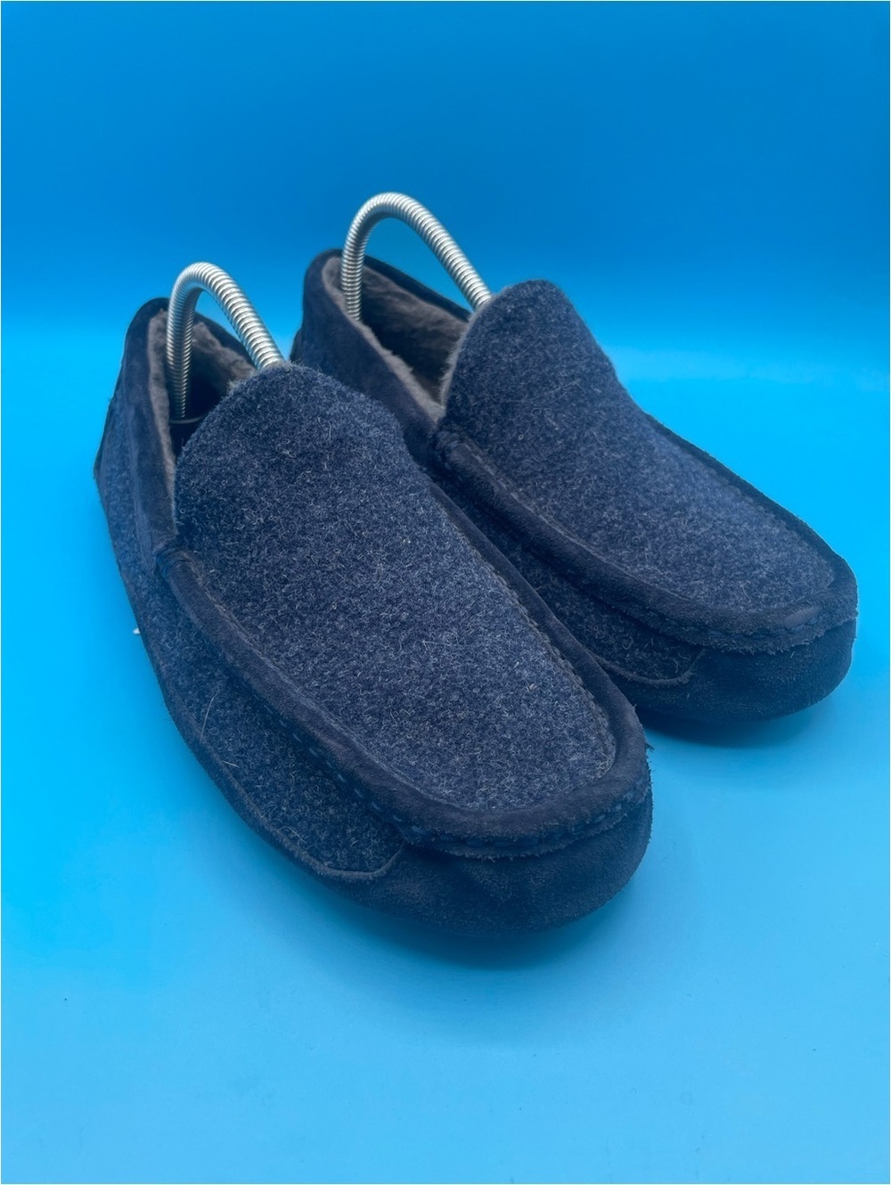 UGG Men's Ascot Wool Slippers in Dark Sapphire